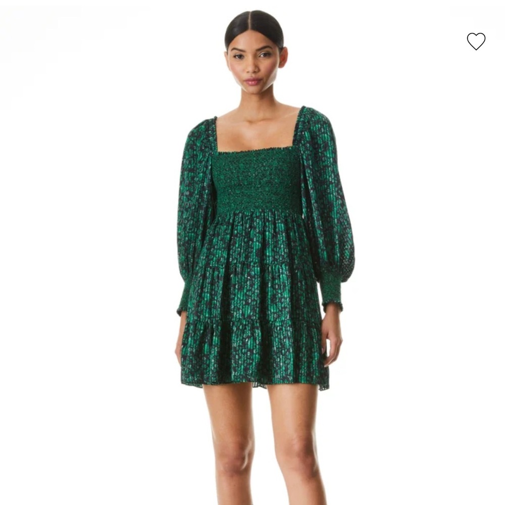 Alice + Olivia Rowen tiered mini dress size Medium